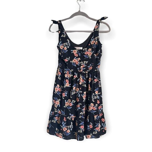 Band of Gypsies Floral Spring Tie Sun Dress XS - Picture 1 of 8